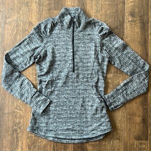 Lululemon Black/White Half-Zip